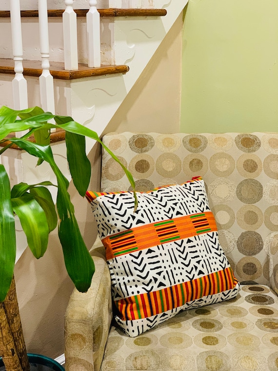 African Wax Print Pillow Cover, Accent Pillow Covers, Ankara Pillow Covers, Decorative Throw Pillow Cover, Vintage & Contemporary home decor