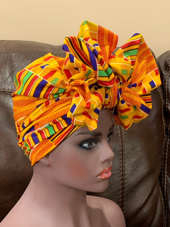 African Fabric Headwrap, African Fabric Neck Warmer, African Head Wrap, Ankara Fabric Earrings, African Fabric Accessories,  African Fashion