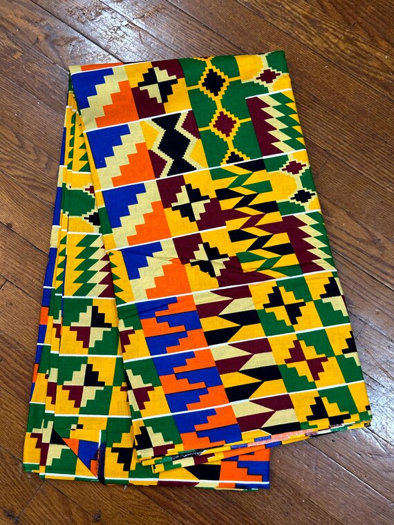 6 yards African fabric, African prints, Ankara fabric, African wax prints, Kente Prints Fabric, 100% Cotton Fabric, African Head Wraps