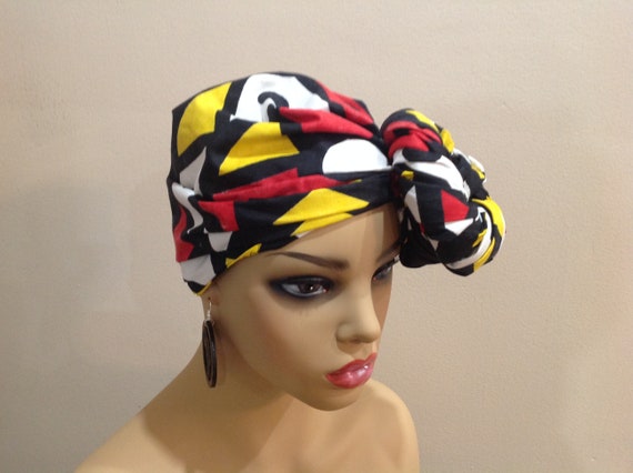 African Fabric Headwrap, African Head Wrap, Angolan Samakakaa Head Wrap, Women Head Cover, Head Wrap & Earrings, African Fashion
