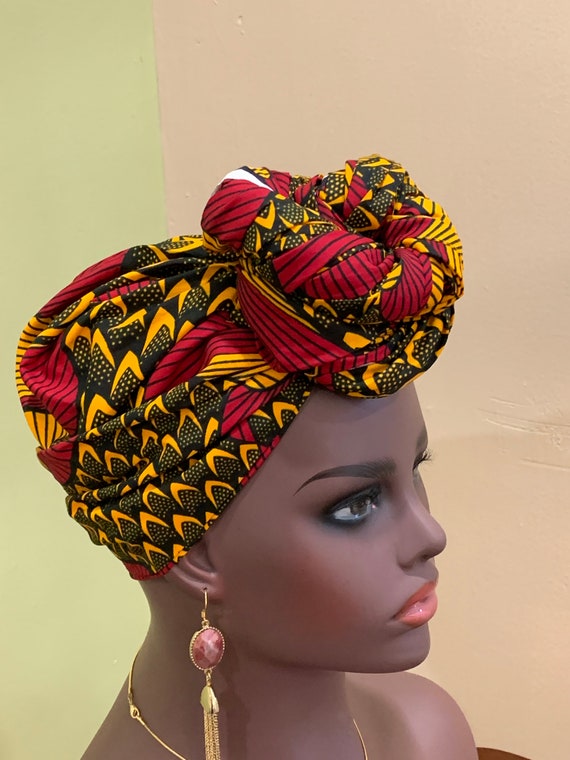 African Fabric Headwrap, African Fabric Neck Warmer, African Head Wrap, Ankara Fabric Earrings, African Fabric Accessories,  African Fashion