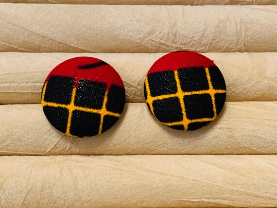 African Fabric Cufflinks, Black History Cufflinks, Gift for Fathers, Boyfriend's gift,  Groomsmen Cufflinks, Wedding Cufflinks,Gift for Dad