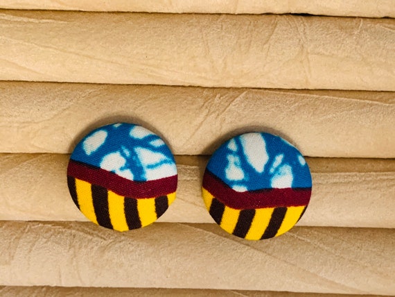 African Fabric Cufflinks, Black History Cufflinks, Gift for Fathers, Boyfriend's gift,  Groomsmen Cufflinks, Wedding Cufflinks,Gift for Dad