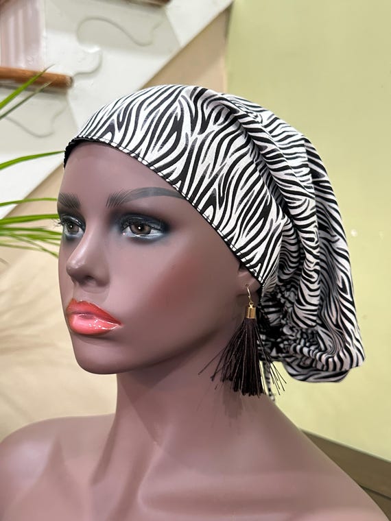 Satin Lined Scrub Hat, Ankara Scrub Hat, African Fabric Scrub Hat/Cap, Ankara Medical Scrub Cap, Nurse/Surgical Cap, Ponytail Scrub Hat