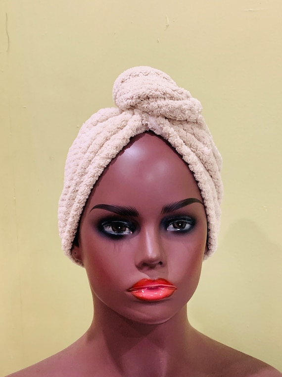 Towel Turban, Hair Dry Towel Turban, Microfiber Hair Towel for all hair type, Quick Drying Hair Turban, Perfect for Women, Men and Kids