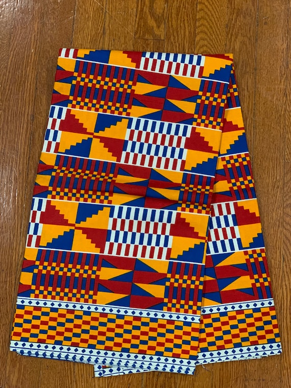 6 yards African fabric, African prints, Ankara fabric, African wax prints, Kente Prints Fabric, 100% Cotton Fabric, African Head Wraps