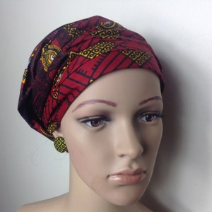 African Fabric Headwrap, African Fabric Neck Warmer, African Head Wrap, Ankara Fabric Earrings, African Fabric Accessories,  African Fashion