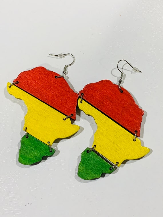 African wooden Earrings, Fabric Button earrings, Ankara Fabric Earrings, African Jewelry, Fabric Earrings, Button earrings, African Fashion