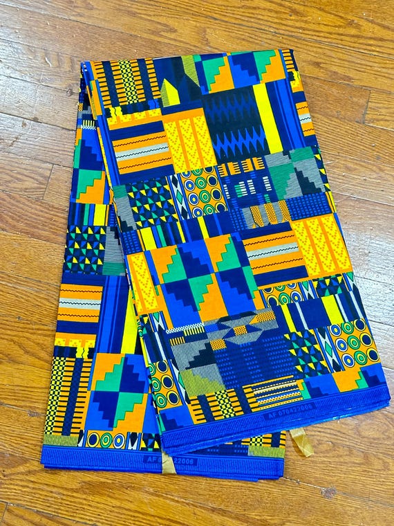 6 yards African fabric, African prints, Ankara fabric, African wax prints, Kente Prints Fabric, 100% Cotton Fabric, African Head Wraps