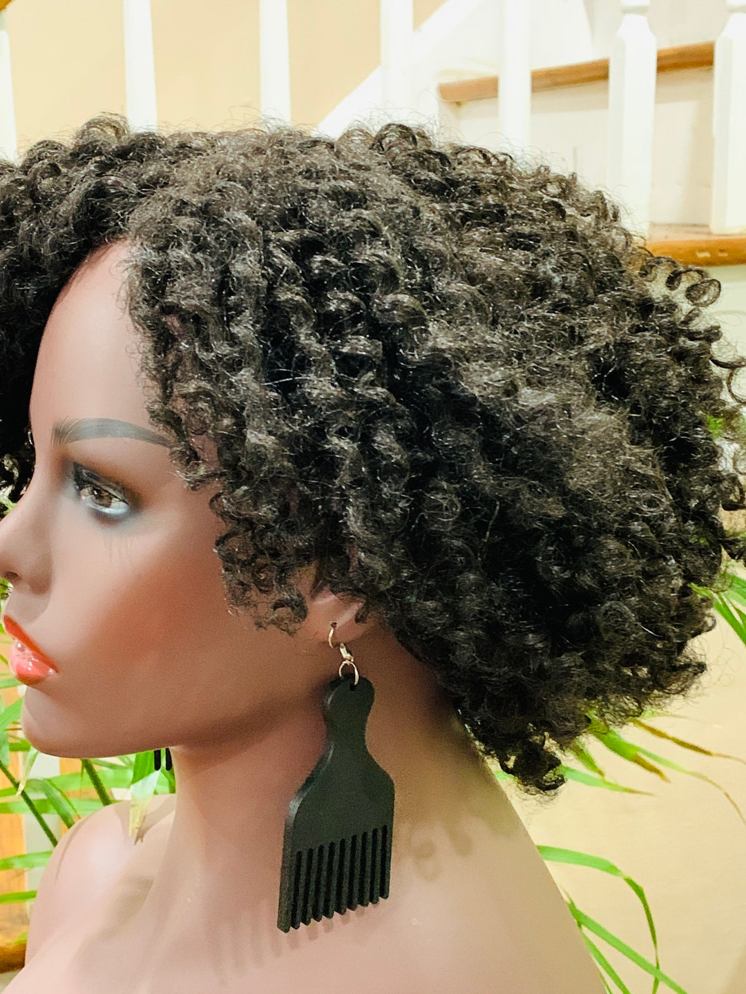 Dangle earrings (Ankara)