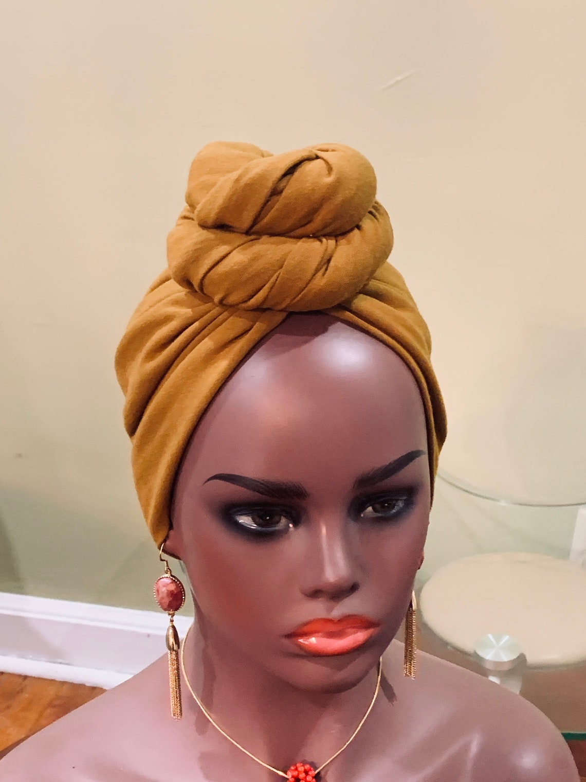 Pretied Turban Women Pretied Headwraps Pretied Stretch Etsy