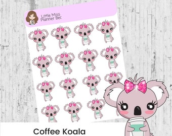 Koala Planner Stickers - 8 Kinds
