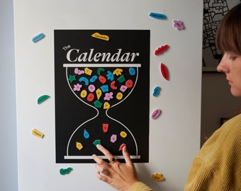 Maken Post impressionisme Klik Koelkast kalender - Etsy Nederland