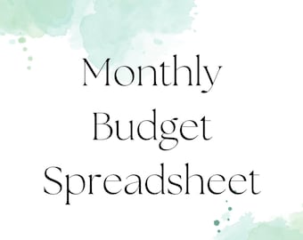 Budgeting Spreadsheet Template