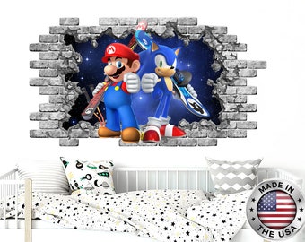 Super Mario Odyssey Wall Sticker Decal Home Decor Art Mural Kids Children WC140