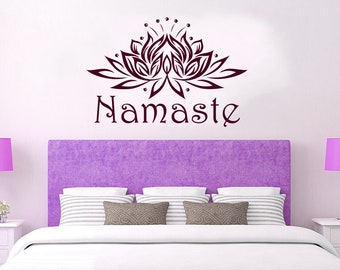Mandala Wall Decal Yoga Studio Vinyl Sticker Decals Ornament | Etsy