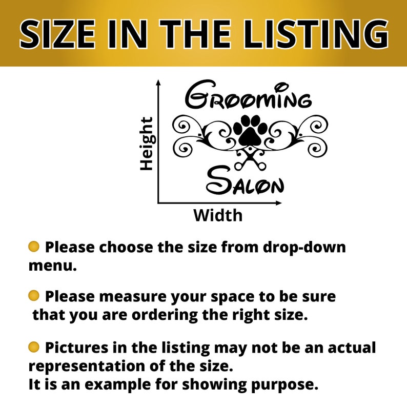 Pode incluir: Design gr&aacute;fico em preto e branco para um sal&atilde;o de beleza para animais de estima&ccedil;&atilde;o. O design apresenta uma pegada, tesouras e as palavras "Grooming Salon".