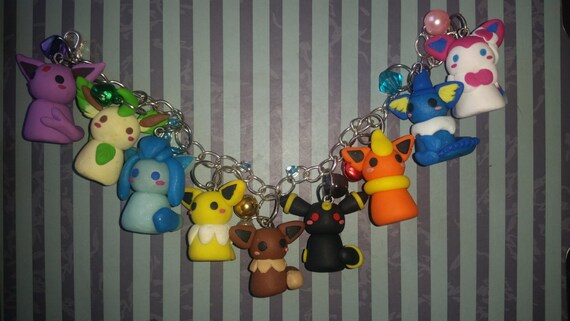 Pulsera Eevee Con Todas Sus Evoluciones Pokemon
