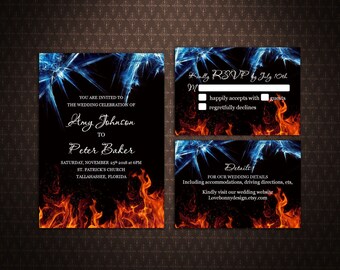 Fire And Ice Party Etsy
