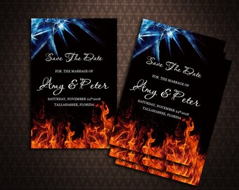 Fire And Ice Party Etsy