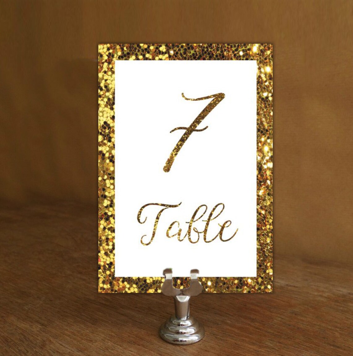 instant download printable gold glitter table numbers numero etsy