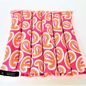 Rice Heating Pad, Unscented Microwave Rice Pack Bag, Relaxation Spa Gift Idea For Her Mom Sister, Low Back Menstrual Cramp Pain Relief