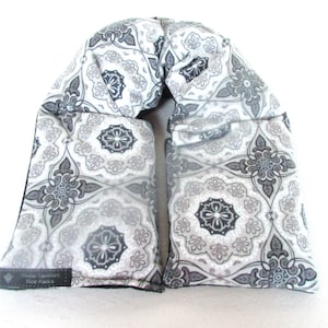 Thank You Zen Gift, Heating Pad for Neck, Unscented Flannel Microwave Rice Pack, Hot Cold Therapy, Massage Natural Pain Relief, Relaxation