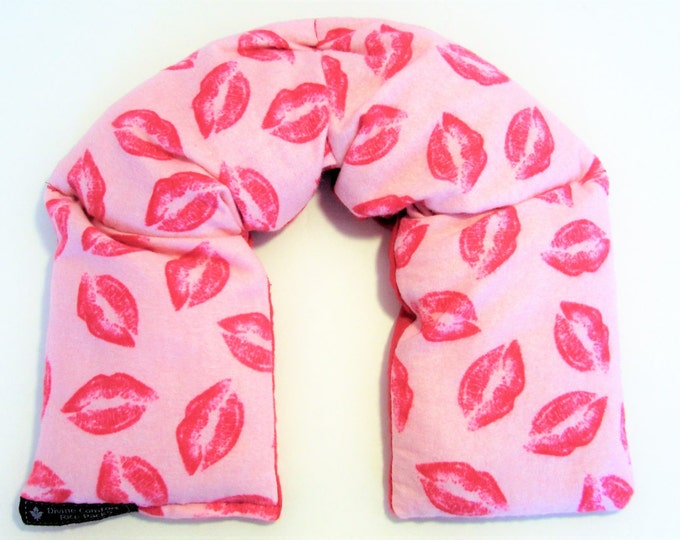 Soothing Long Neck Microwave Rice Heat Pad, Fibromyalgia Arthritis Muscle Tension Relief, Spa