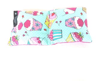 Weighted Cotton Eye Pillow, Unscented Rice Pack, Sinus Relief.