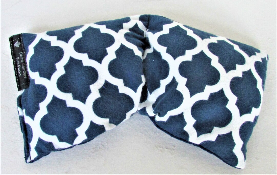 Rice Heat Pad Microwavable Eye Pillow. Unscented Migraine Etsy
