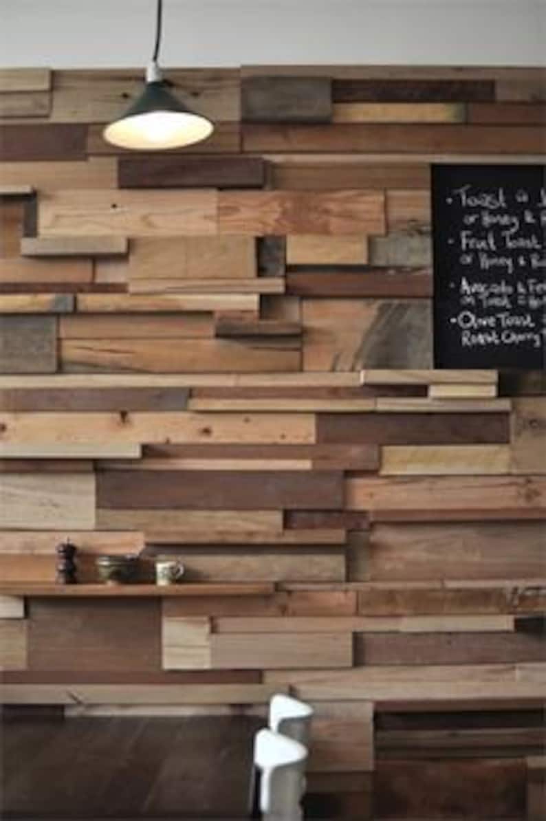 Minimalist Reclaimed Wood Feature Wall with Best Design