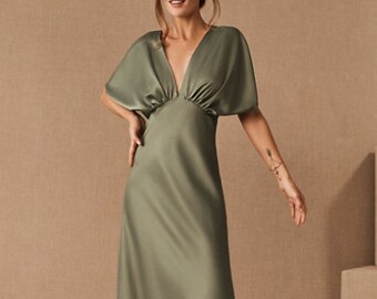 olive dresses for wedding