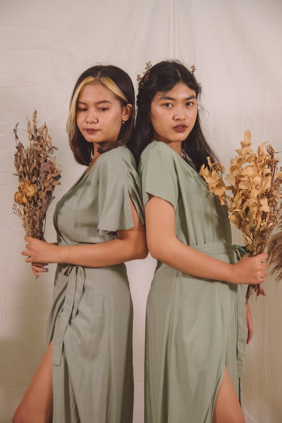 Robe vert online pale