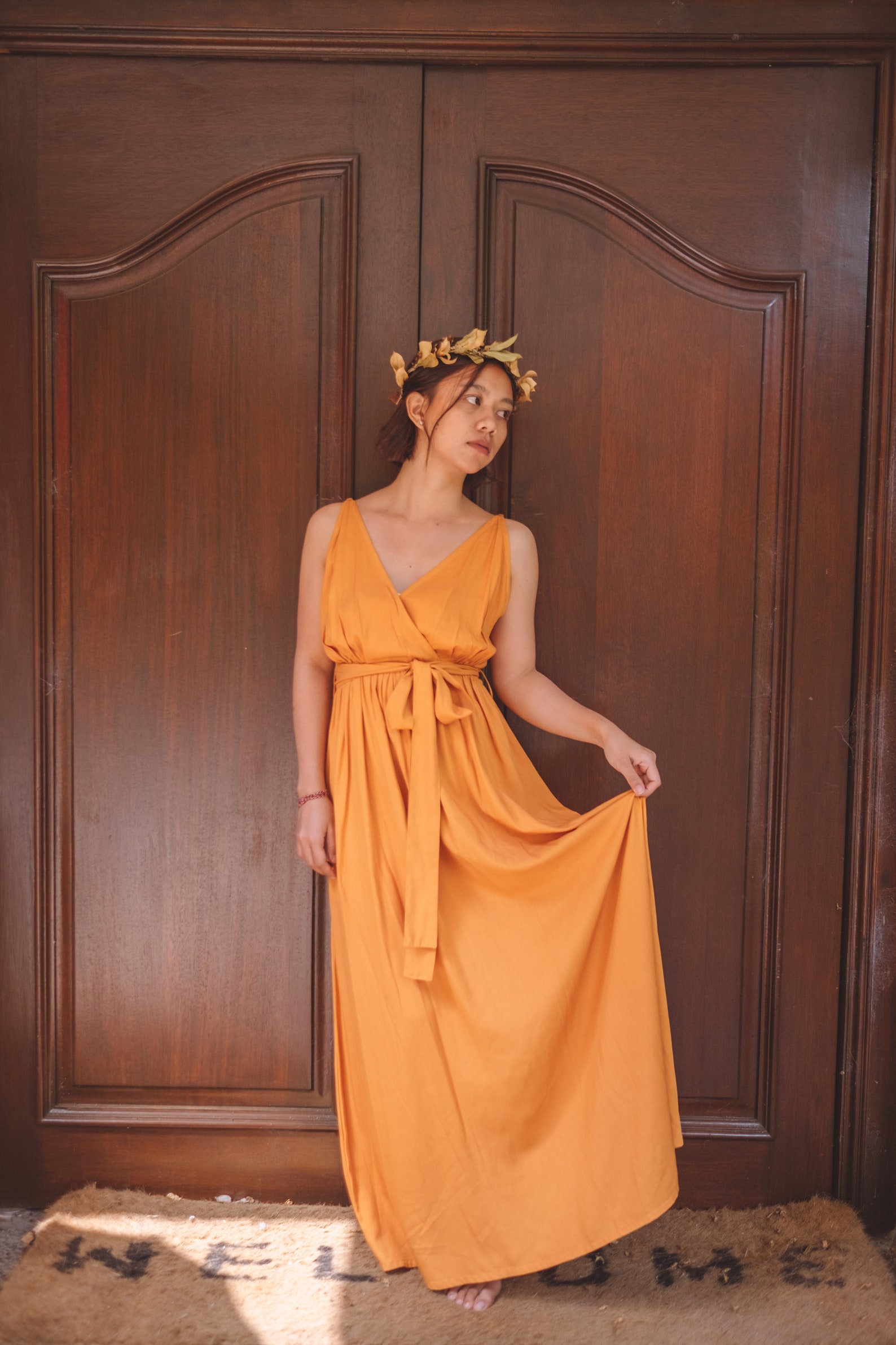 Mustard Bridesmaid Dress Bridesmaids Dresses Plus Size Maxi Etsy