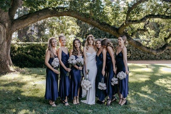 Navy wedding top bridesmaid dresses