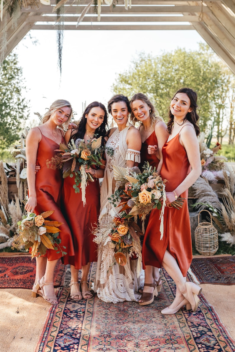 Floor-Length Wedding Guest Dresses and Gowns to Shop For Fall's