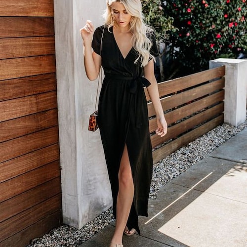 Maxi Wrap Dress, Wrap Dresses, custom dress, Long Dress, Maxi Summer Dress, Wrapdress, Maternity Dress, Bridesmaids Dress, Baby Shower Dress