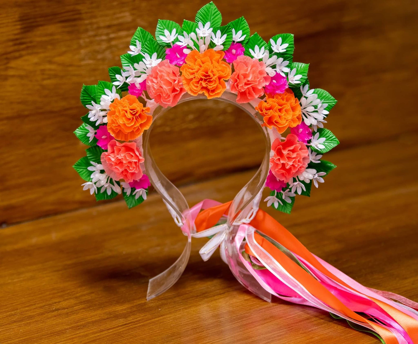 Wedding crown Ukrainian vinok Ukrainian flower crown Etsy