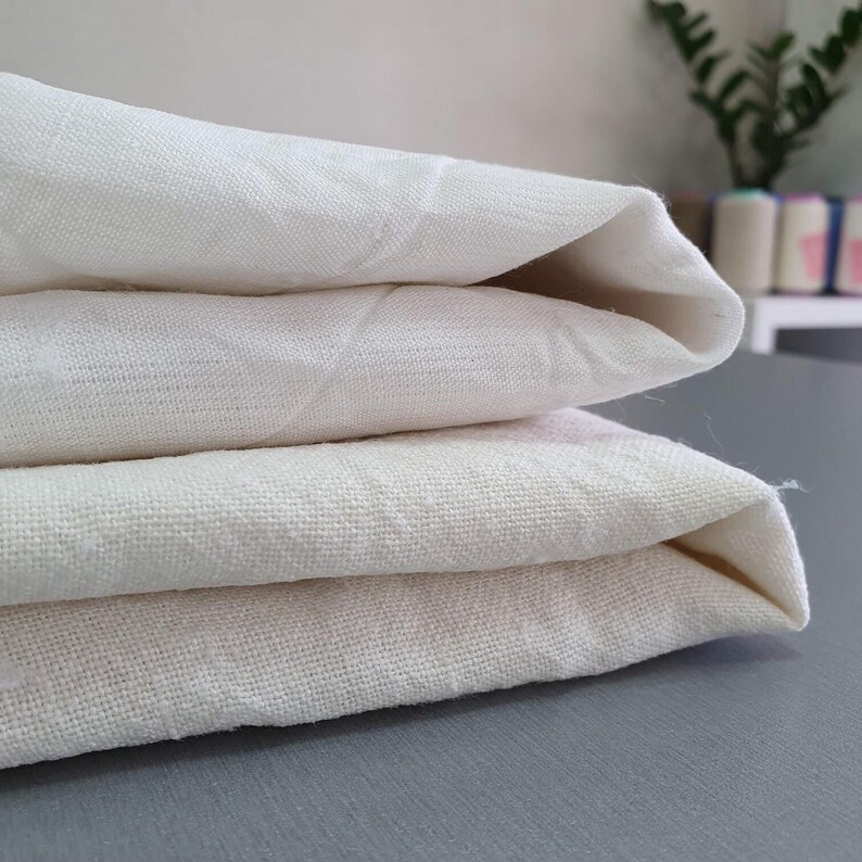 Hemp fabric 100 organic white hemp fabric Etsy