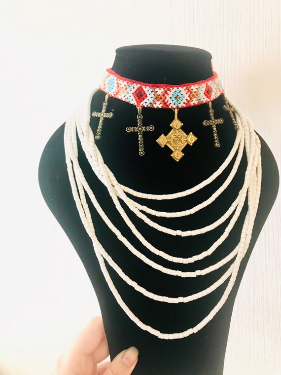 Ukrainian jewelry Ukrainian necklace Ukrainian mul