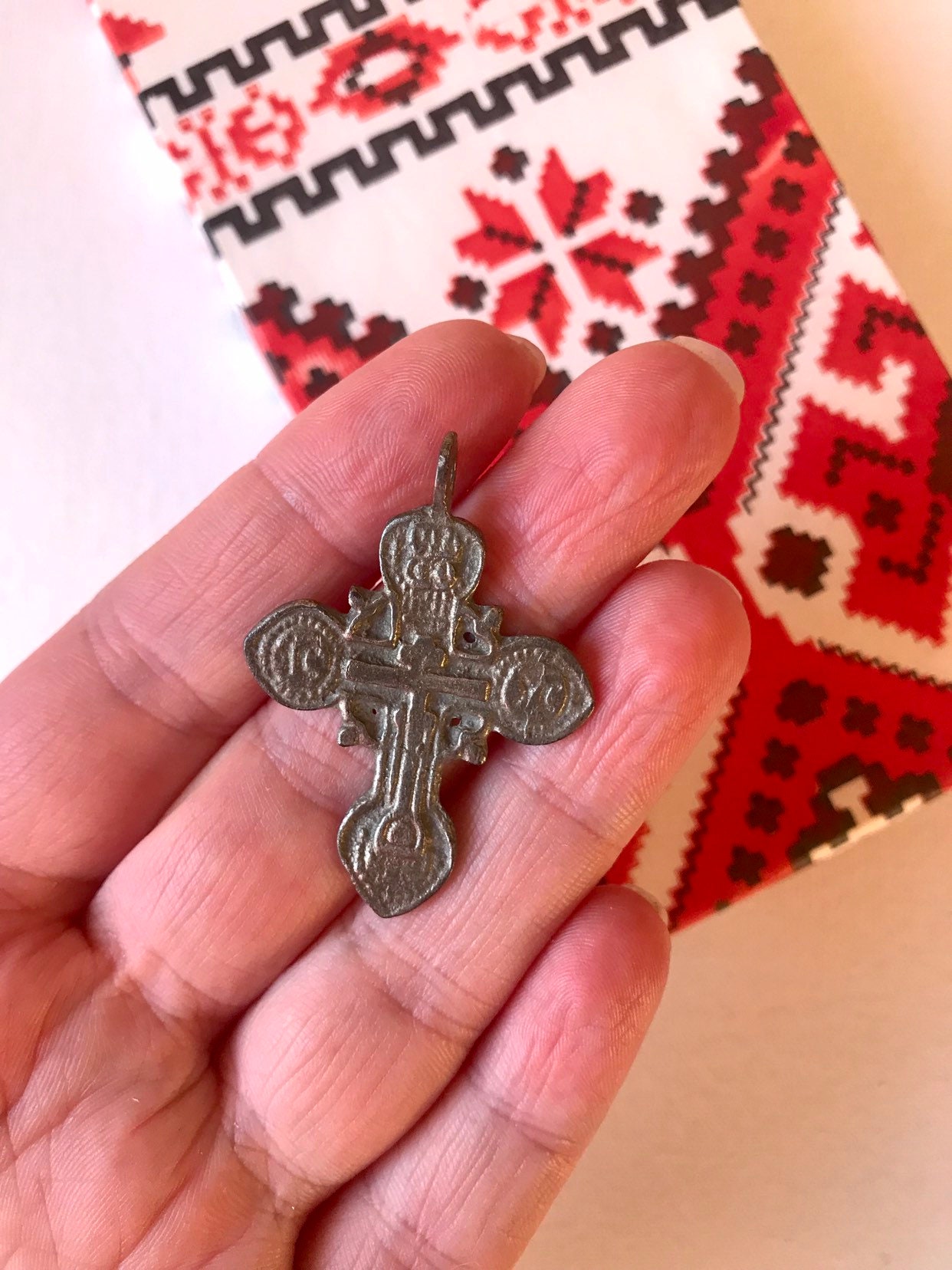 Antique russian ukrainian orthodox cross Antique Old Believer Etsy