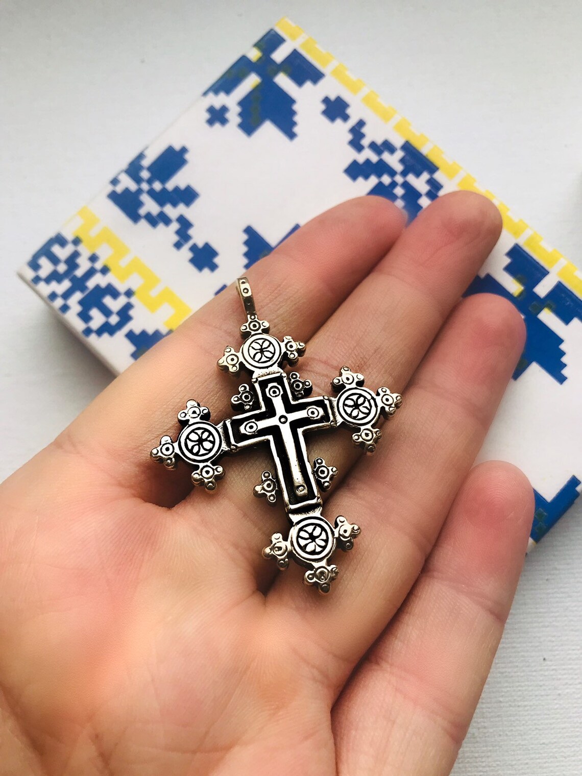 Ukrainian pendant Ukrainian jewelry Ukrainian cross Ukrainian Etsy