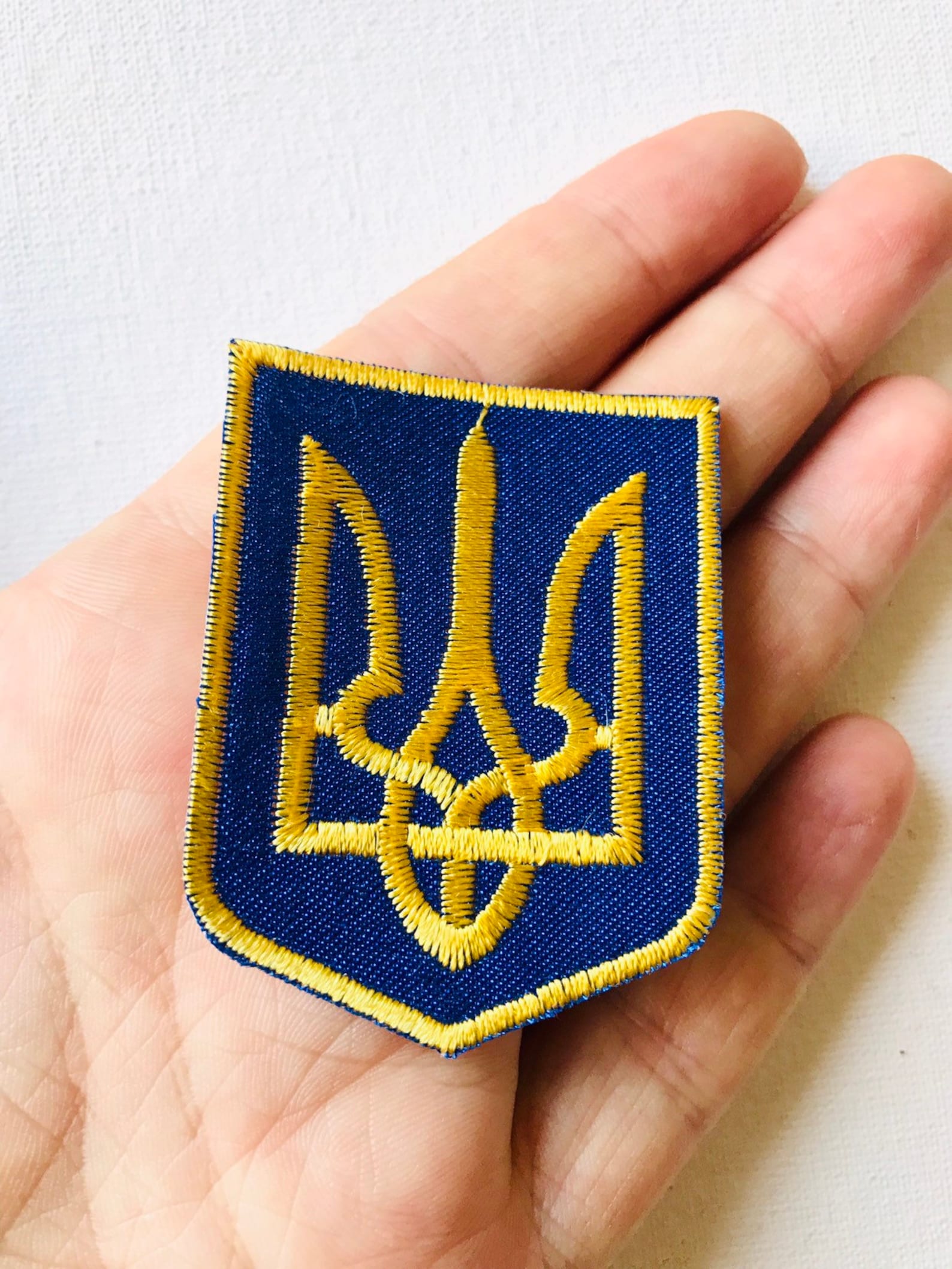 Tryzub patches Ukrainian Trident patches Tryzyb Etsy