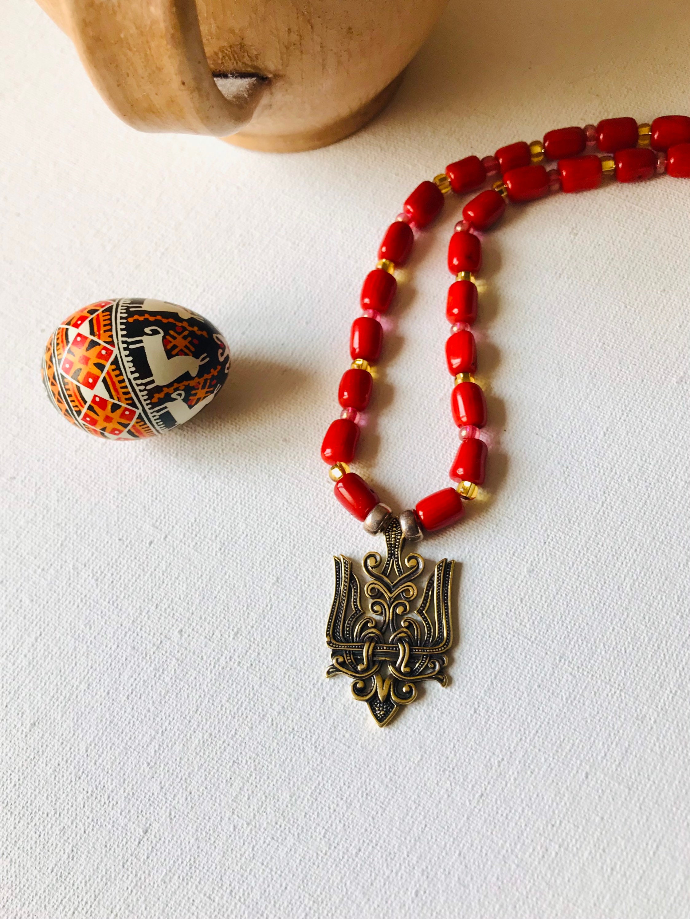 Ukrainian jewelry ukrainian necklace Etsy
