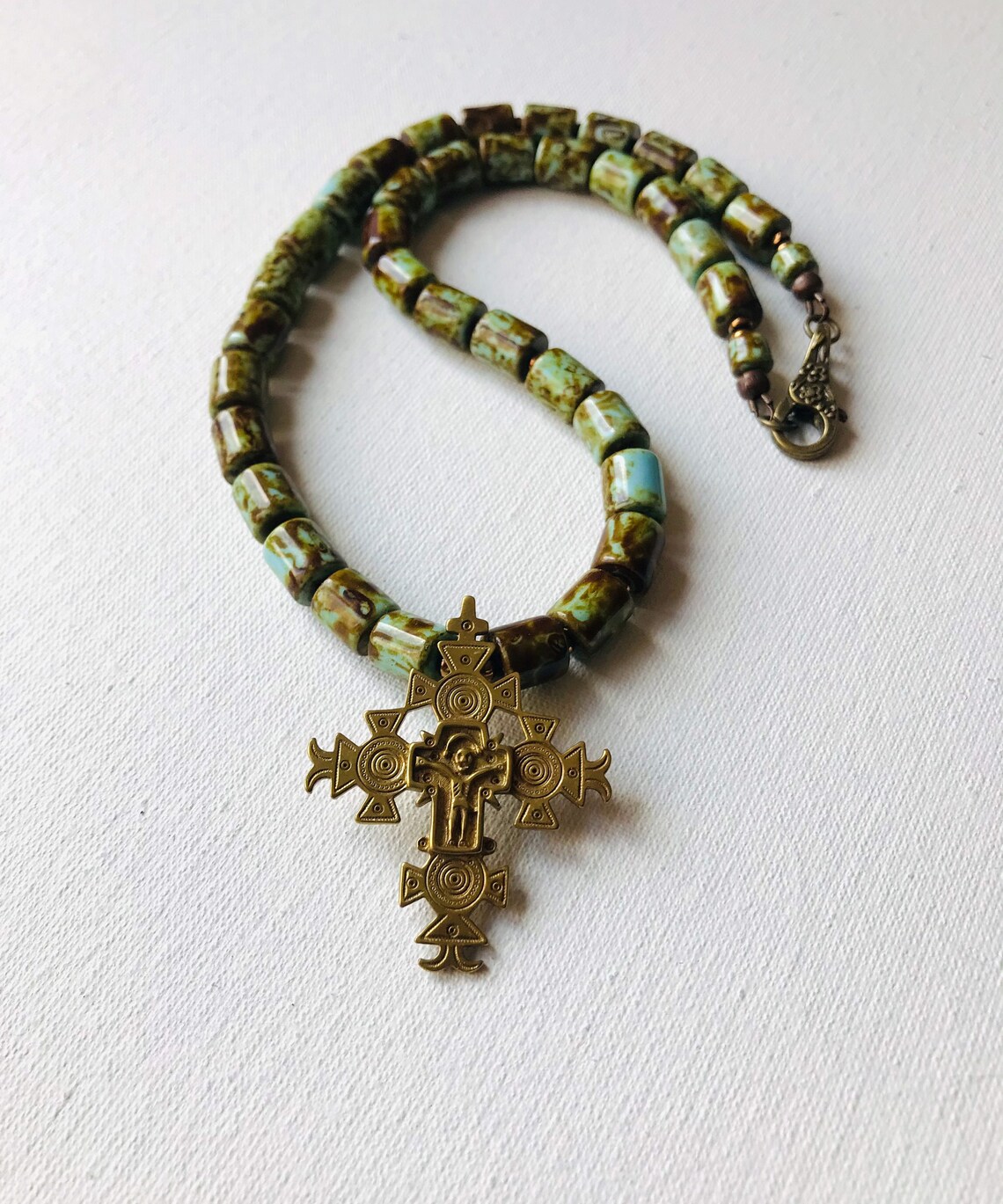 Ukrainian jewelry Ukrainian cross necklace Etsy