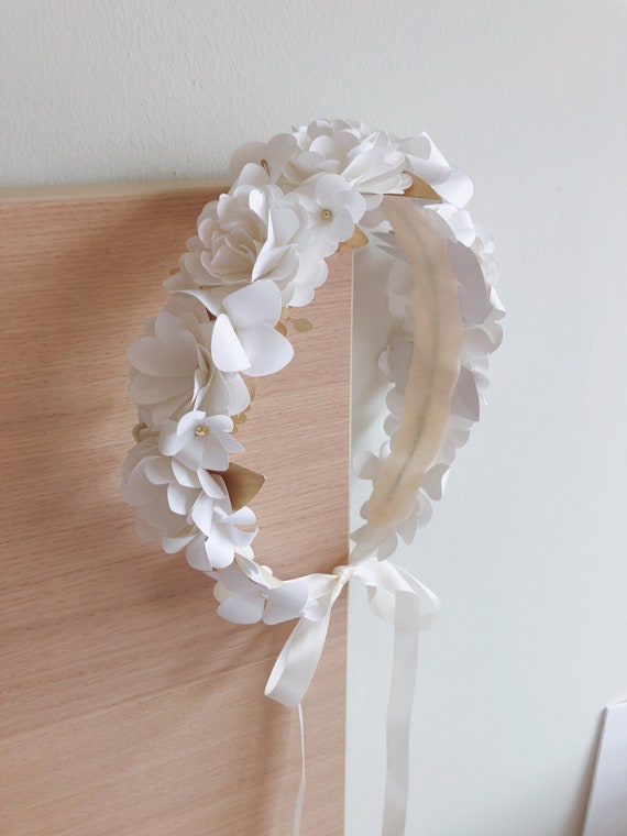 paper flower crown wedding crowns paper flowers headband headband crown paper flower crowns