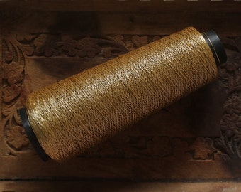 Gold Zari Metallic Passing/Couching/Gilt Thread-Japan Thread/ Metallic thread- Luneville/Tambour Goldwork Embroidery