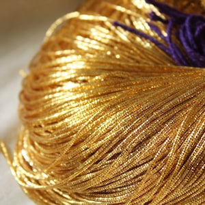 Alambre de lingotes de oro profundo-alambre francés--alambre rugoso metálico-purl-orfebrería purl-bordado de orfebrería-suministros de orfebrería-nakshi-1mm