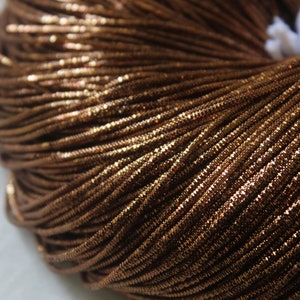 1MM Dark Antique Gold Bullion/French wire-Metallic wire/Check Purl-Luneville/Tambour/Aari/Zardozi-goldwork embroidery supplies-nakshi