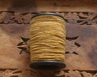 Dull Gold Metallic Cord / Dori Thread -Used for Luneville/ Tambour/ Aari/ Zardosi/ Goldwork Embroidery / Craft work